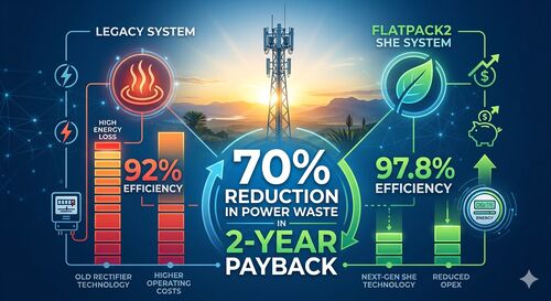 آخرین مورد شرکت Reducing OPEX in High Energy Cost Regions: Rectifier Upgrade Paths for South American Operators