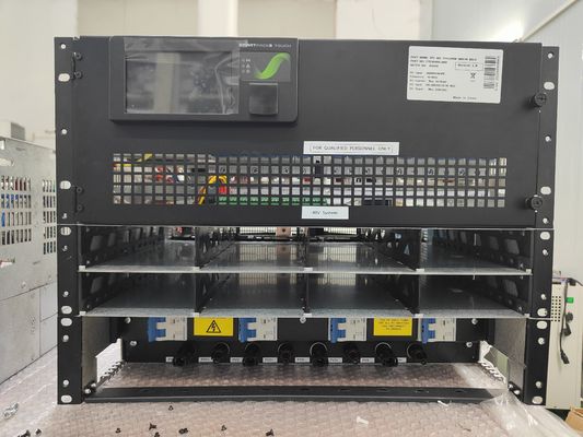 کیفیت  Custom made Hybrid Solar System FP2 48V 12+12.8KW 400V+N BD LD 3 phase 230V Telecom Power System with PV connection کارخانه