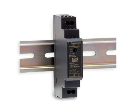 شارژر قابل برنامه ریزی Din Rail منبع تغذیه Dc HDR-15 HDR-60 HDR-100