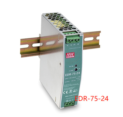 منبع تغذیه ریلی با نام تجاری Mean Well EDR-75 EDR-120 EDR-150