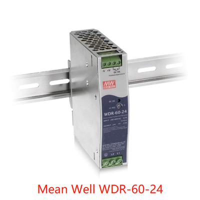 منبع تغذیه ریلی WDR-60-5 متوسط ​​چاه 60 واتی با راندمان بالا 93%