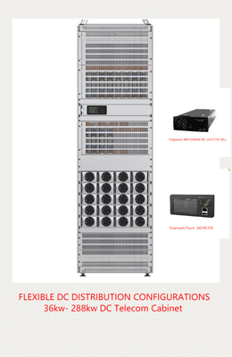 نیروگاه برق والره بزرگ 36kW - 288kW سیستم برق مخابراتی Eltek Flatpack2 48/2000 او Flatpack2 48/3000HE Flatpack2 48/4000HE