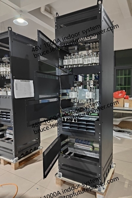 نیروگاه برق سفارشی FP2 48Vdc 48kw 1000A کارخانه بزرگ مخابرات داخلی التیک اصلاح کننده Smartpack2 کنترل کننده 3 فاز 208V