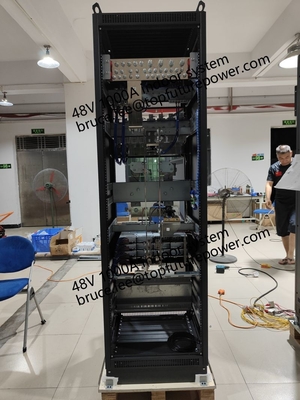 نیروگاه برق سفارشی FP2 48Vdc 48kw 1000A کارخانه بزرگ مخابرات داخلی التیک اصلاح کننده Smartpack2 کنترل کننده 3 فاز 208V