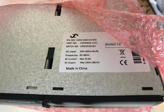 التیک 48V 12KW سیستم برق مخابراتی DC یکپارچه 2U Flatpack2 250A سیستم DC CIO30402.XXXX