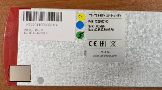 واحد نظارت بر STI برند CE+T T2S ETH 2U 24V/48V P/N T322010100