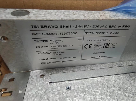 CE+T TSI برق BRAVO 24/48V 230VAC 2U قدرت قفسه برای کابینت 19 اینچی P/N T324730000