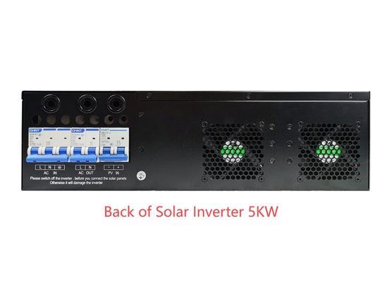 قفسه نصب خالص Sine Ware هیبرید اینورتر خورشیدی 5KW PV 150/500Vdc 220/230Vac خروجی Wifi GPRS برای BTS