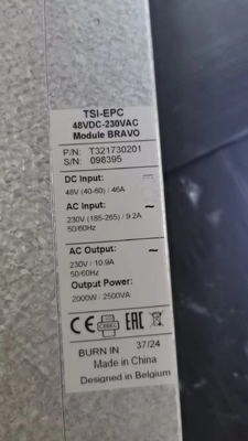 CE+T Bravo Modular Inverter 2.5 KVA 1.5 KVA 230 Vac TSI BRAVO DC به AC اینورتر P/N T321730201