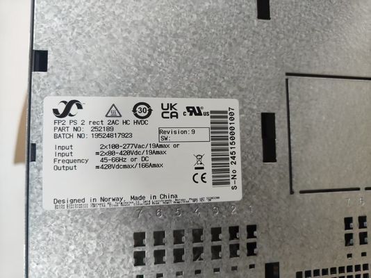 رال برق Eltek 252189 FP2 PS 2 راست 2AC HC HVDC قفسه برق برای Flatpack2 24/1800HE P/N 252189