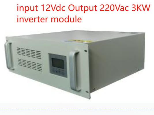 اینورتر DC AC 19inch 4RU Rack Type Input 12Vdc به Output 220Vac ماژول اینورتر 3kw سفارشی ساخته شده