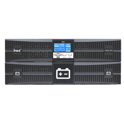 INVT 1Phase AC UPS 1KVA 2KVA 3KVA 6KVA 10KVA برای پشتیبانی از مرکز داده های کوچک ساخته شده در باتری