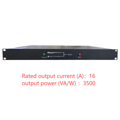 سوئیچ انتقال استاتیک رله ی تک فاز 220 ولت دو سویچ STS با محدوده ی جریان STS16S / STS16D 16A برای برق دو کانال AC