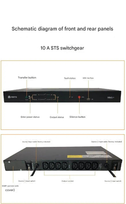 STS 10AUF-LTS10-1P منبع برق سوئیچینگ خودکار با ظرفیت بیش از حد