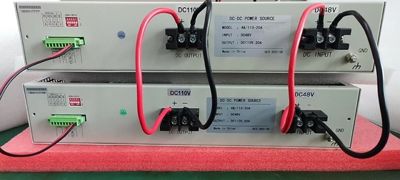 OEM ODM 19 اینچ ریک ماونت DC DC کنورتر ورودی 48vdc خروجی 110vdc 2200W D20-18-12