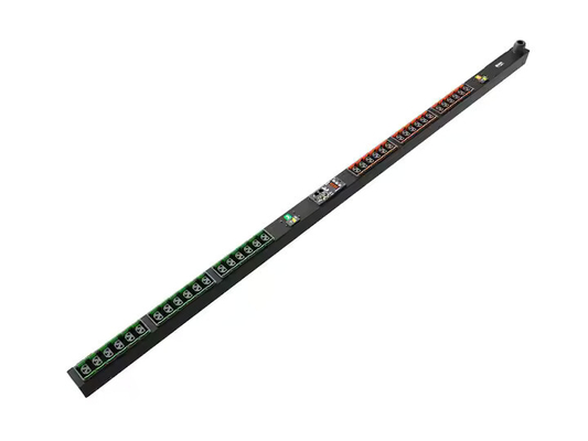توزیع برق هوشمند Vertiv Geist GU1 Series PDU با قابلیت مانیتورینگ، 16 آمپر/32 آمپر، یونیورسال، رک‌مونت، با پورت‌های C13/C19 برای مراکز داده