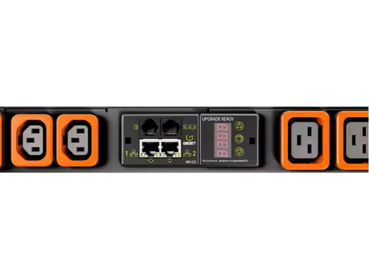 توزیع برق هوشمند Vertiv Geist GU1 Series PDU با قابلیت مانیتورینگ، 16 آمپر/32 آمپر، یونیورسال، رک‌مونت، با پورت‌های C13/C19 برای مراکز داده
