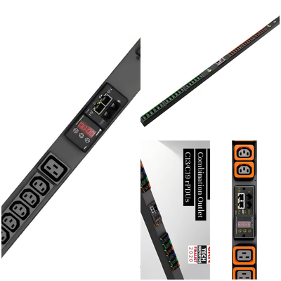 Vertiv Geist GU1 Smart Monitoring PDU Type 16A/32A Adaptive Load Rack Power با پورت های دوگانه C13/C19 درجه حرفه ای برای مراکز داده