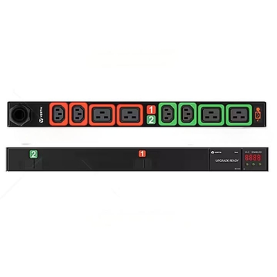 Vertiv Geist GU2 Smart Switch نوع PDU واحد توزیع برق هوشمند رک با C13/C19 32A/10A/16A/20A