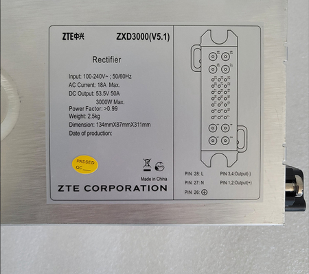 ZTE ZXD3000 V5.6 V5.5 ماژول برق ارتباطی 48V50A AC-DC اصلاح کننده کارایی بالا 3000W