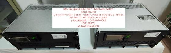 سیستم برق DC Eltek Flatpack2 110 ولت 8 کیلووات CIO20405.XXX با Flatpack 110-125V/2000HE 241115.805 241119.805
