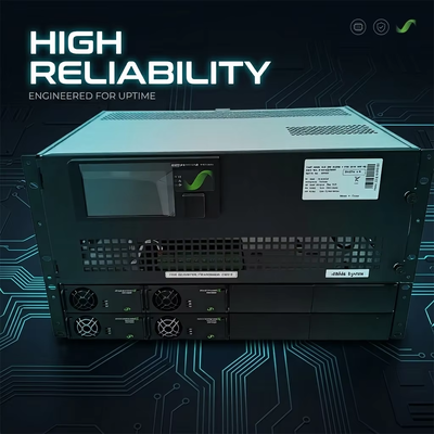 FP2 48V 12KW 6KVA 230V 5U سیستم برق جاسازی شده برای ایستگاه پایه با حفاظت از SPD