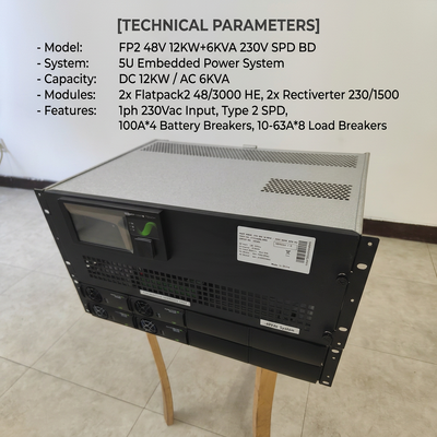 سیستم برق التیک ریکتیور 12KW DC 6KVA AC Smartpack2 کنترل لمسی