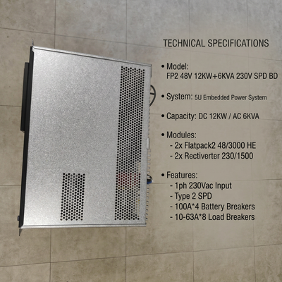 سیستم برق التیک ریکتیور 12KW DC 6KVA AC Smartpack2 کنترل لمسی
