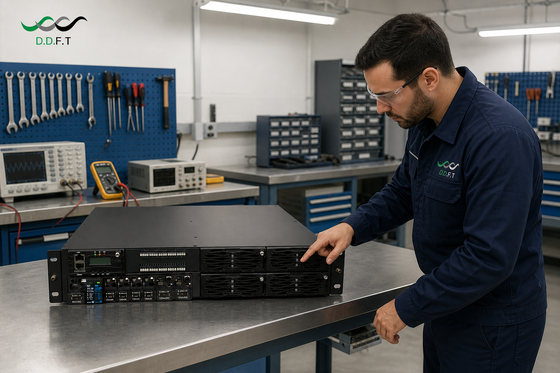 سیستم اینورتر مدولار 6KVA با قابلیت اطمینان بالا - موج سینوسی خالص 48Vdc به 220Vac برای مخابرات