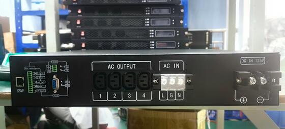 19 Inch 2U Rack Inverter 6KVA 4800W Pure Sine Wave 125VDC to 220VAC for Off-Grid Applications