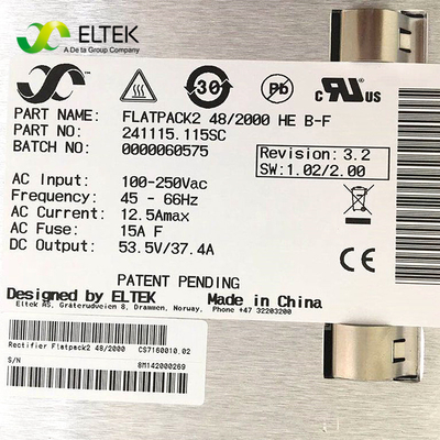Eltek 241115.105 FP2 48/2000HE 48Vdc 2000W AC DC ماژول با راندمان بالا