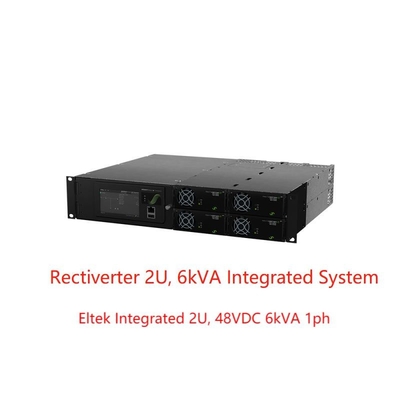 سیستم قدرت یکسوساز 8KW 230Vac 4KW 115Vac 48Vdc یکپارچه 2U 6kVA 1ph (CIOR0402.XXX)