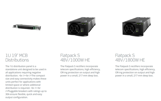 Compact HE Eltek Flatpack S 1U Power Systems 3KW 5.4KW 230VAC تک فاز