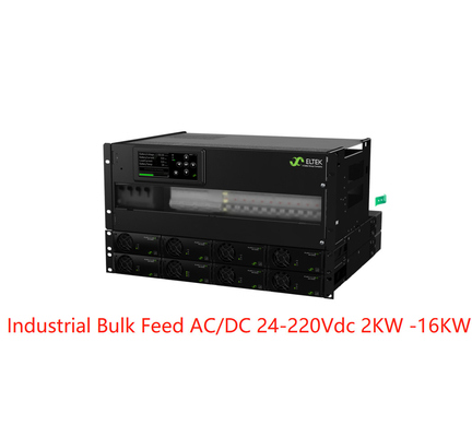 سیستم های تغذیه فله ای AC/DC صنعتی Eltek 24-220Vdc 2kw- 16kw با یکسو کننده های Flatpack 2