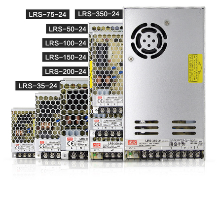 منبع تغذیه سوئیچینگ تک خروجی 35 وات یکسو کننده محصور LRS-35-5 LRS-35-12