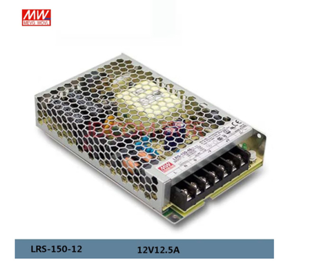 منبع تغذیه تک سوئیچینگ 150 واتی سری LRS Meanwell LRS-150 LRS-150-24