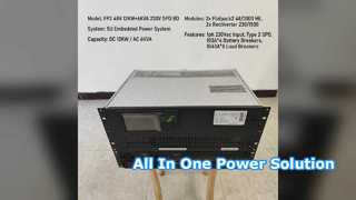 سیستم برق متناوب 12KW DC 6KVA رکتیورتر Eltek